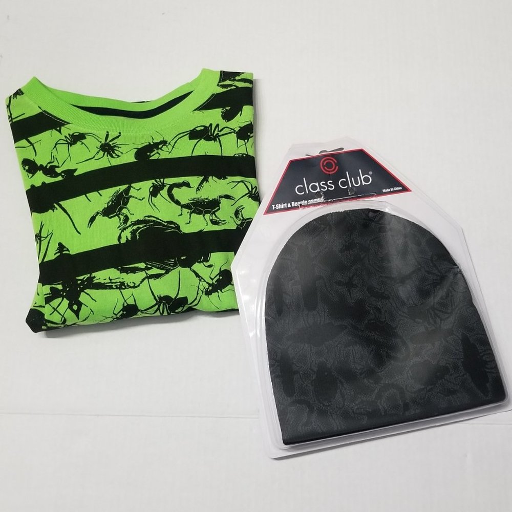 🌸CLASS CLUB Long Sleeves Shirt‎ with Beanie NWOT